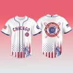 Chicago Cubs 2025 Independence Day 4th Of July Jersey
