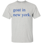 Goat in New York shirt, sweatshirt