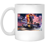 Donald Trump on a tank mugs Deplorable