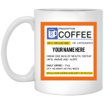 Personalized Prescription Coffee Mug