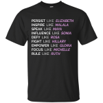 Persist like Elizabeth Inspire like Malala shirt, tank