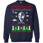 Alien Ugly Christmas Sweater, Funny Alien Christmas Sweater, Shirt