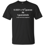 Avogadro 6.0221 10 23 guacas 1 guacamole shirt, tank