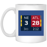 28-3 Comeback Mug - 34-28 on other side