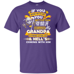 If you mess with me you better run for your life youth, kids t-shirt, long sleeve