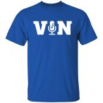 Vin Scully microphone shirt