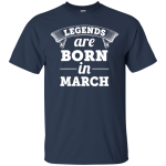 Legends are born in March Shirt, Hoodie, Tan