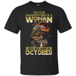 Rose red: Never underestimate a woman of faith who was born in October shirt, hoodie
