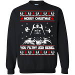 Darth Vader Merry Christmas You Filthy Jedi Rebel ugly Sweater, Shirt