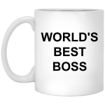 World's Best Boss mug