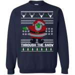 Dabbing Through The Snow Funny Christmas Sweater, T-shirt
