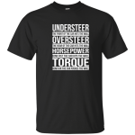 Understeer: The Front Of The Car Hits The Wall shirt, tank, racerback