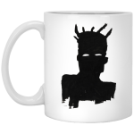 Jean-Michael Basquiat selft potrait art mug