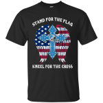 Detroit Lions: Stand for the Flag Kneel fo the Cross shirt, hoodie, tank