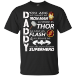 Daddy You Are Our Favorite Superhero Shirt, Tank, Hoodie
