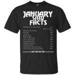 January guy facts servings per container shirt, tank, long sleeve