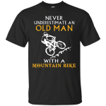 Old man with Mountain Bike t-shirt/hoodie/tank