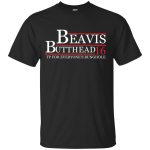 Beavis Butt-Head 16 t-shirt/hoodie/tank - Vote for President