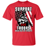 Red shirt Friday: Support Our Troops Shirt, Hoodie, Tank