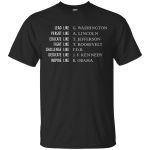 Lead like G. Washington persist like A. Lincoln t-shirt, tank, hoodie