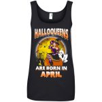 Halloqueens are born in April shirt, hoodie, tank