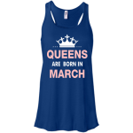 Queens are born in March Shirt, Hoodie, Tank