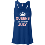 Queens are born in July Shirt, Hoodie, Tank