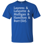 Revolutionaries shirt, hoodie, tank: Hamilton & Burr