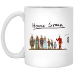 Tony Stark Game Of Thrones House Stark mug