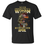 Rose red: Never underestimate a woman of faith who was born in April shirt, hoodie