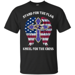 Ravens: Stand for the Flag Kneel fo the Cross shirt, hoodie, tank