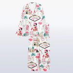 Las Vegas Watercolor Gambling Casino Nevada City Pajama Set