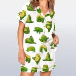 Yoga Frogs Pajama Set
