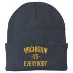 lelemoon Michigan VS Everybody Knit Beanie Hat
