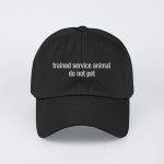 Trained Service Animal Do Not Pet Embroidery Hat