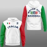 2025 Detroit Tigers Italian Heritage Celebration Hoodie