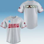 Arkansas Baseball Omahogs 2025  Champion Jersey