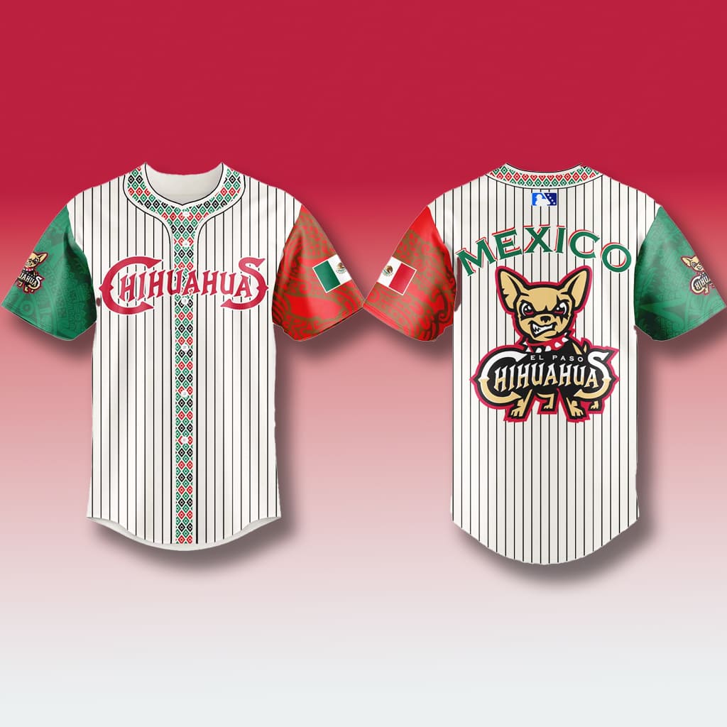 El Paso Chihuahuas Mexican Heritage Night Jersey 2025 El Paso Chihuahuas Mexican Heritage Night Jersey 2025
