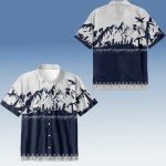 Mountains of Mordor Navy Hawaiian Shirt