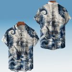 Octopus Pirate Ship Hawaiian Shirt