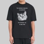 The Wrong Amazon Is Burning The Wrong Ice Is Melting Shirt