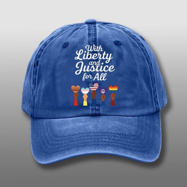 With Liberty Justice For All Hat 1