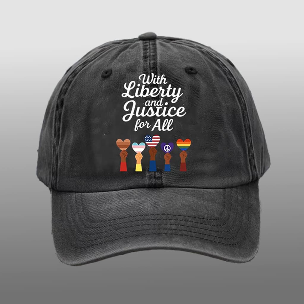 With Liberty Justice For All Hat 3 With Liberty Justice For All Hat 3