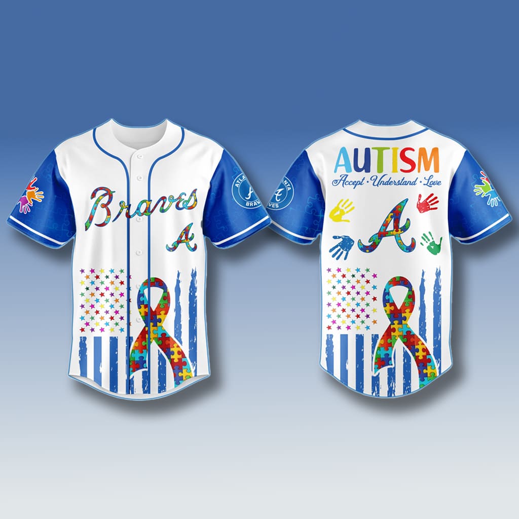 2025 Atlanta Braves Autism Awareness Month Jersey 1 2025 Atlanta Braves Autism Awareness Month Jersey 1