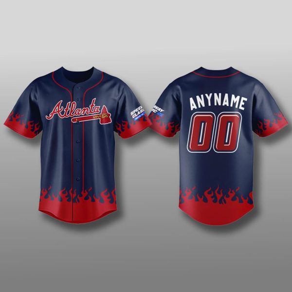 2025 Atlanta Braves Speedway Classic Jersey 1