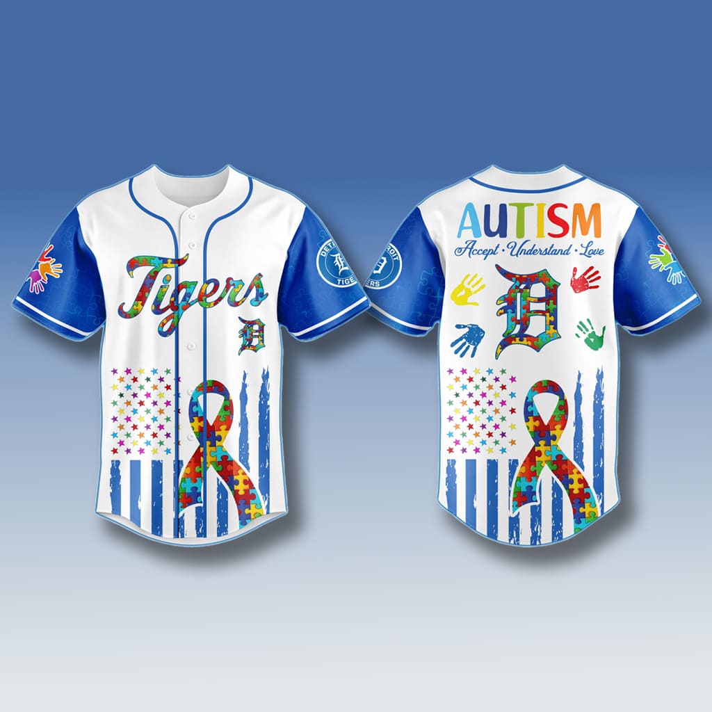 2025 Detroit Tigers Autism Awareness Month Jersey 1 2025 Detroit Tigers Autism Awareness Month Jersey 1