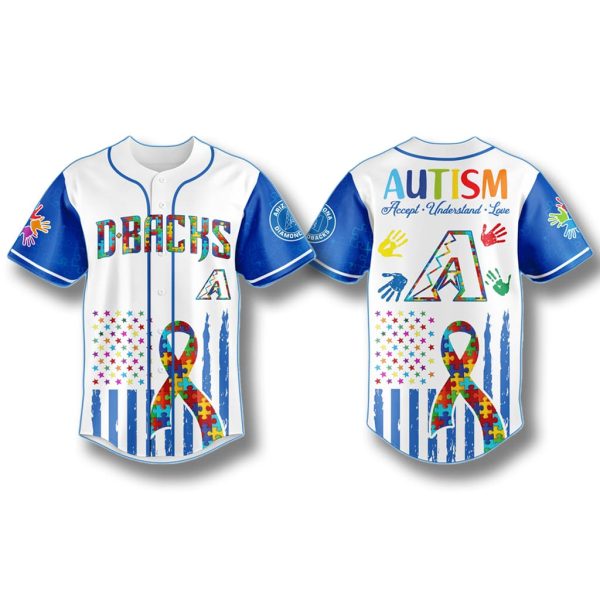 2025 Diamondbacks Autism Awareness Month Jersey 1