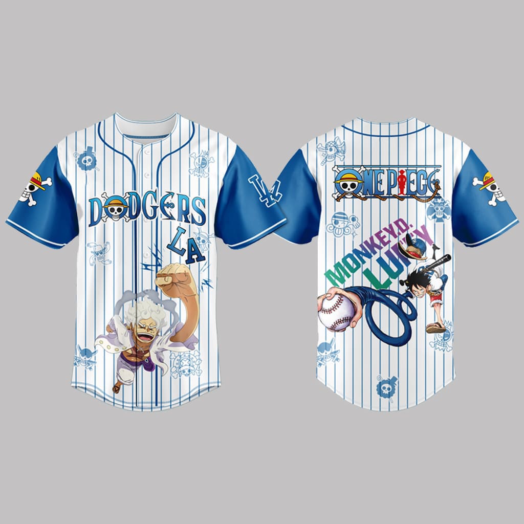 2025 Dodgers Luffy One Piece Night Jersey 2025 Dodgers Luffy One Piece Night Jersey