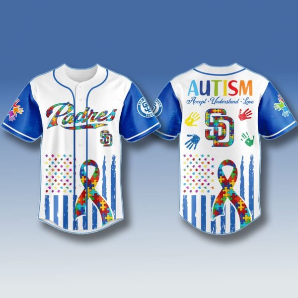 2025 Padres Autism Awareness Month Jersey