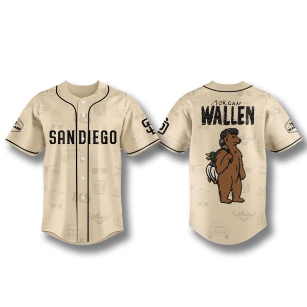 2025 SD Padres x Morgan Wallen Jersey 1